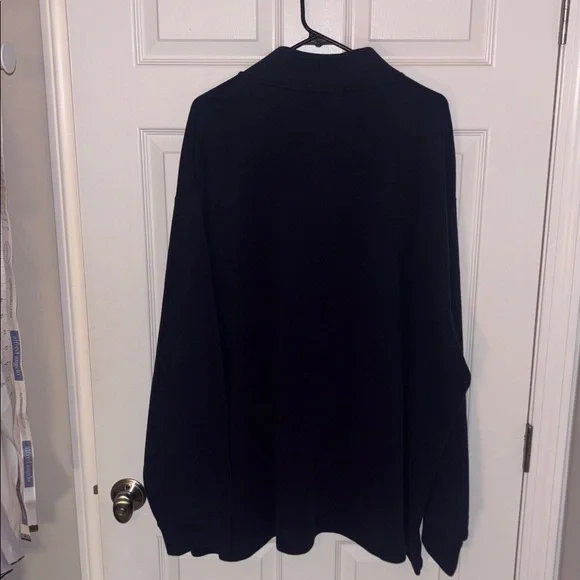 Ralph Lauren Polo Men’s Navy Blue 1/4 Zip Pullover Sweater NWT Sz 4XB